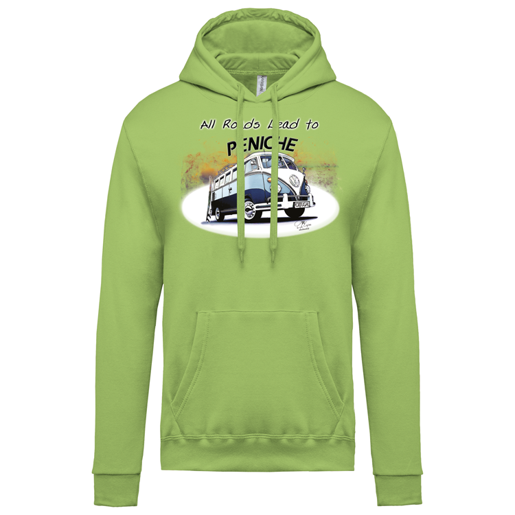 Sweatshirt Kariban com Capuz All Roads Lead to Peniche