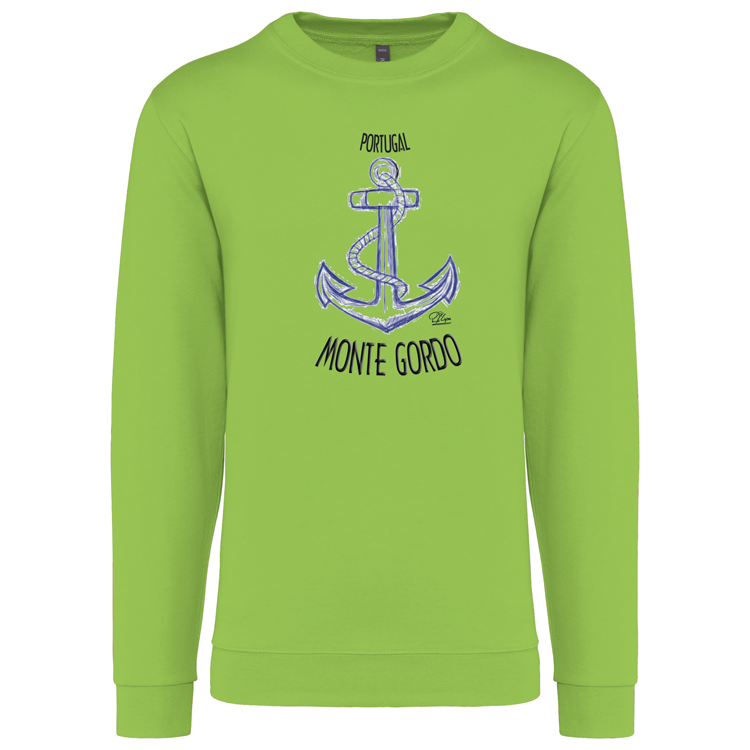 Sweatshirt Kariban sem Capuz Âncora Monte Gordo