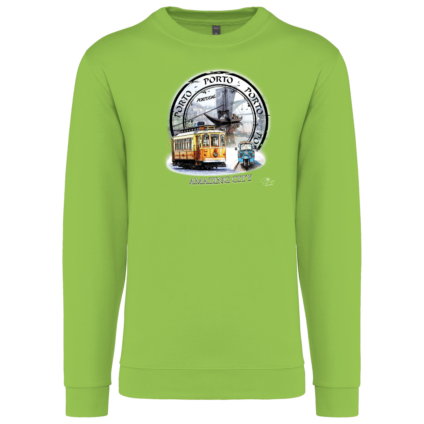 Sweatshirt Kariban sem Capuz Amazing City Porto
