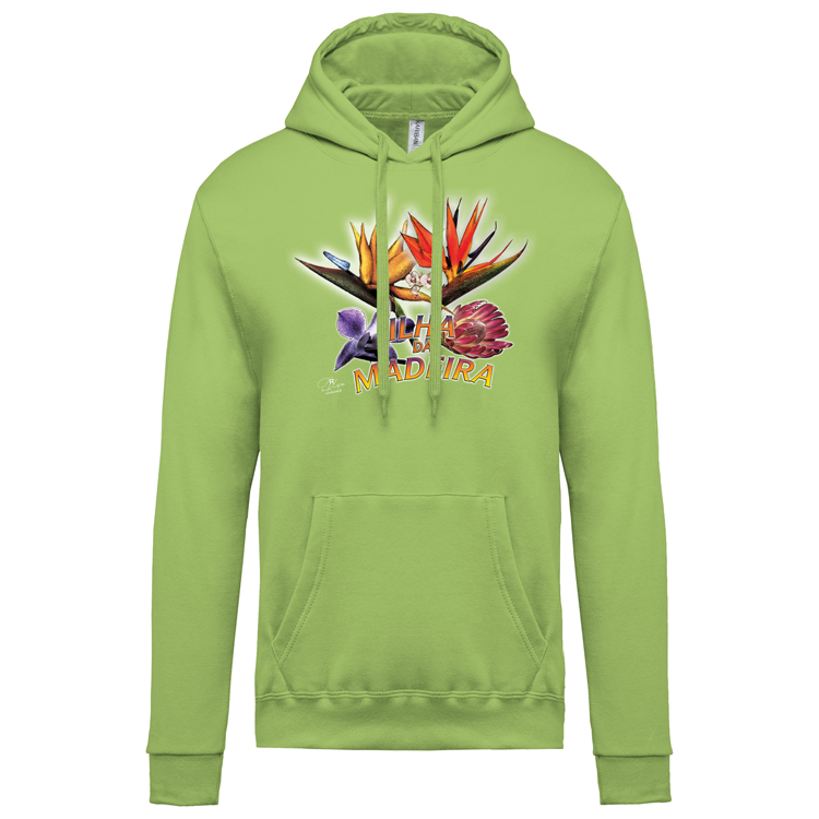 Sweatshirt Kariban com Capuz Estrelícias