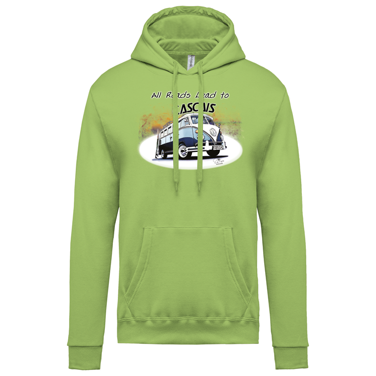 Sweatshirt Kariban com Capuz All Roads Lead to Cascais