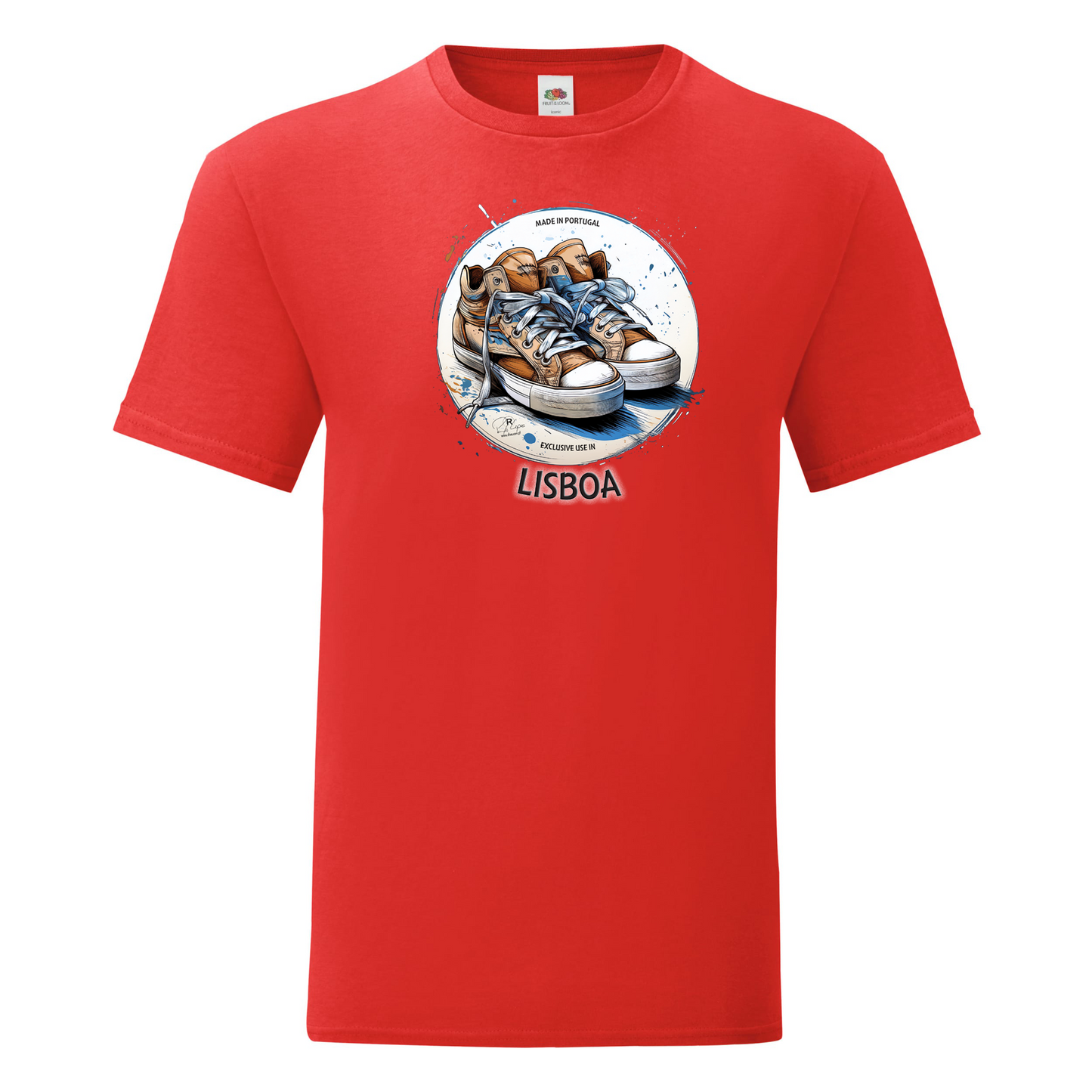 T-shirt Fruit of the Loom, Iconic, 150g, Exclusive Lisboa