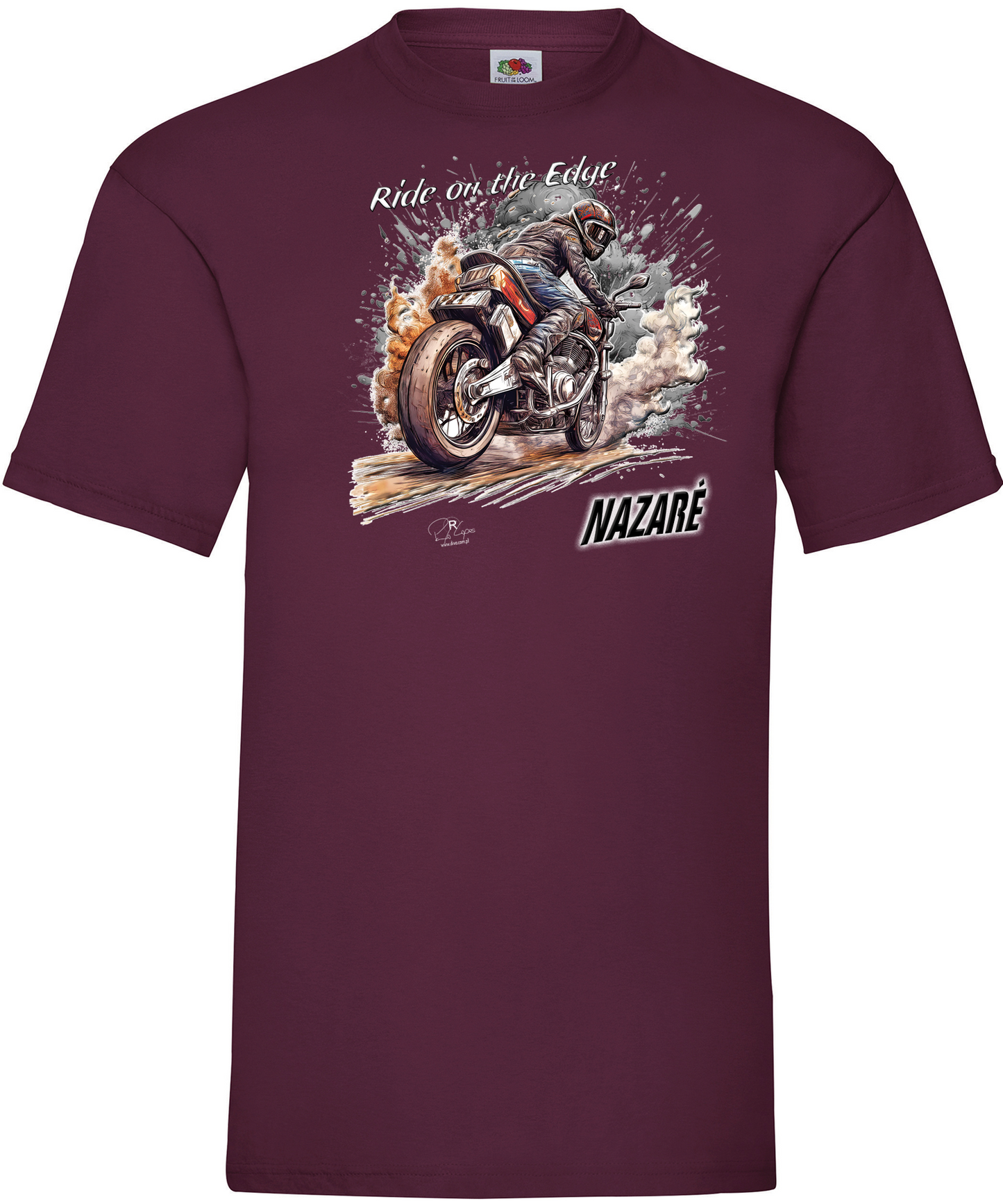 T-shirt Ride on the Edge Nazaré