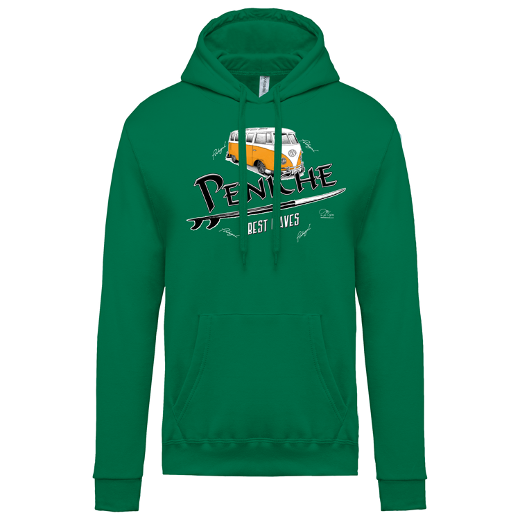 Sweatshirt Kariban com Capuz Pão de Forma Peniche