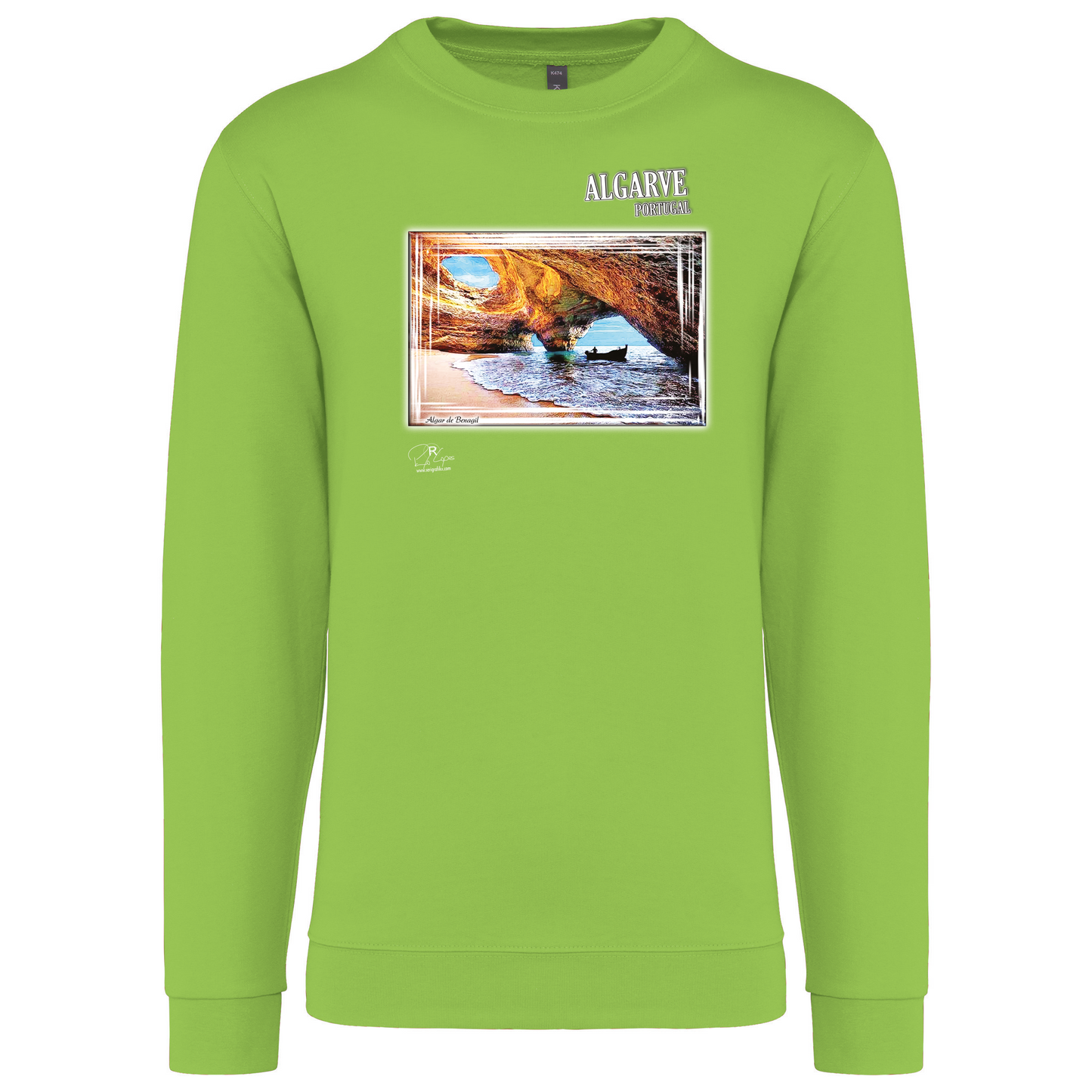 Sweatshirt Kariban sem Capuz Algar de Benagil