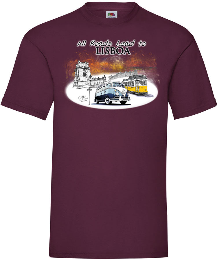 T-shirt All Roads Lead to Lisboa