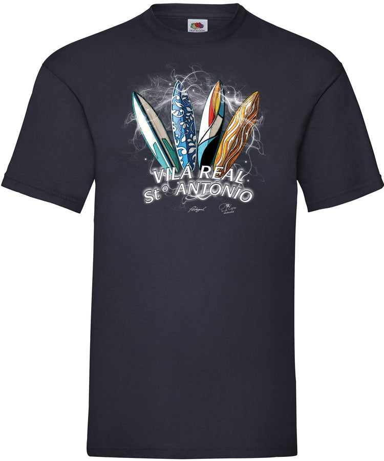 T-shirt Surfboards Vila Real Stº António