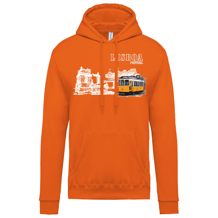 Sweatshirt Kariban com Capuz Monumentos Lx