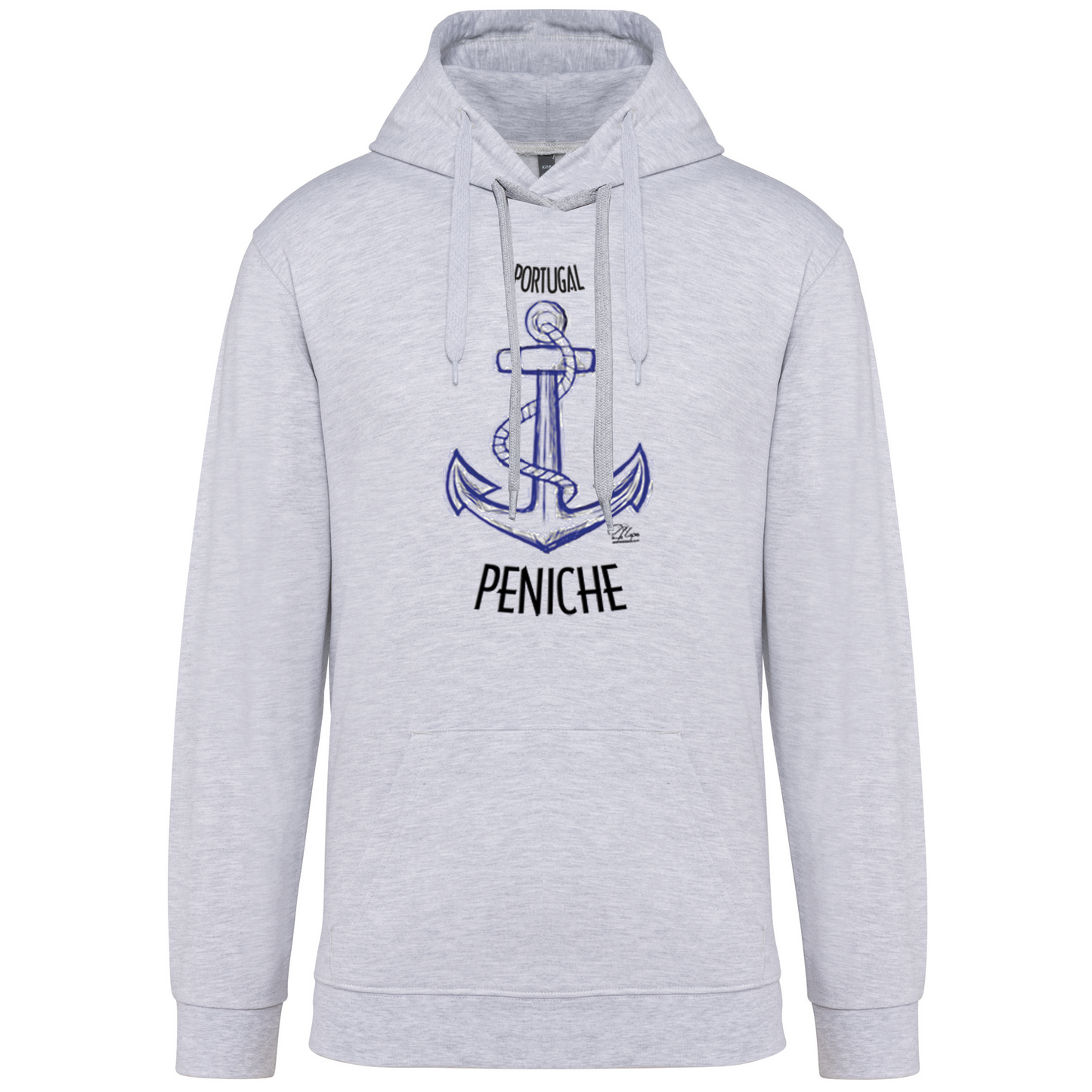 Sweatshirt Kariban com Capuz Âncora Peniche