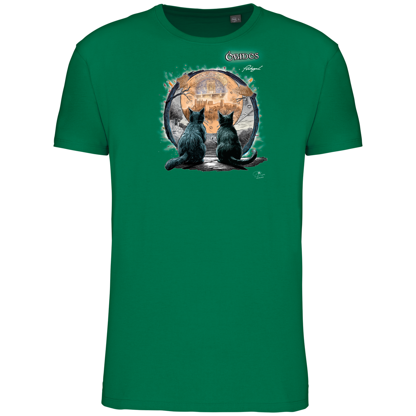T-Shirt Algodão Biológico Luar Óbidos
