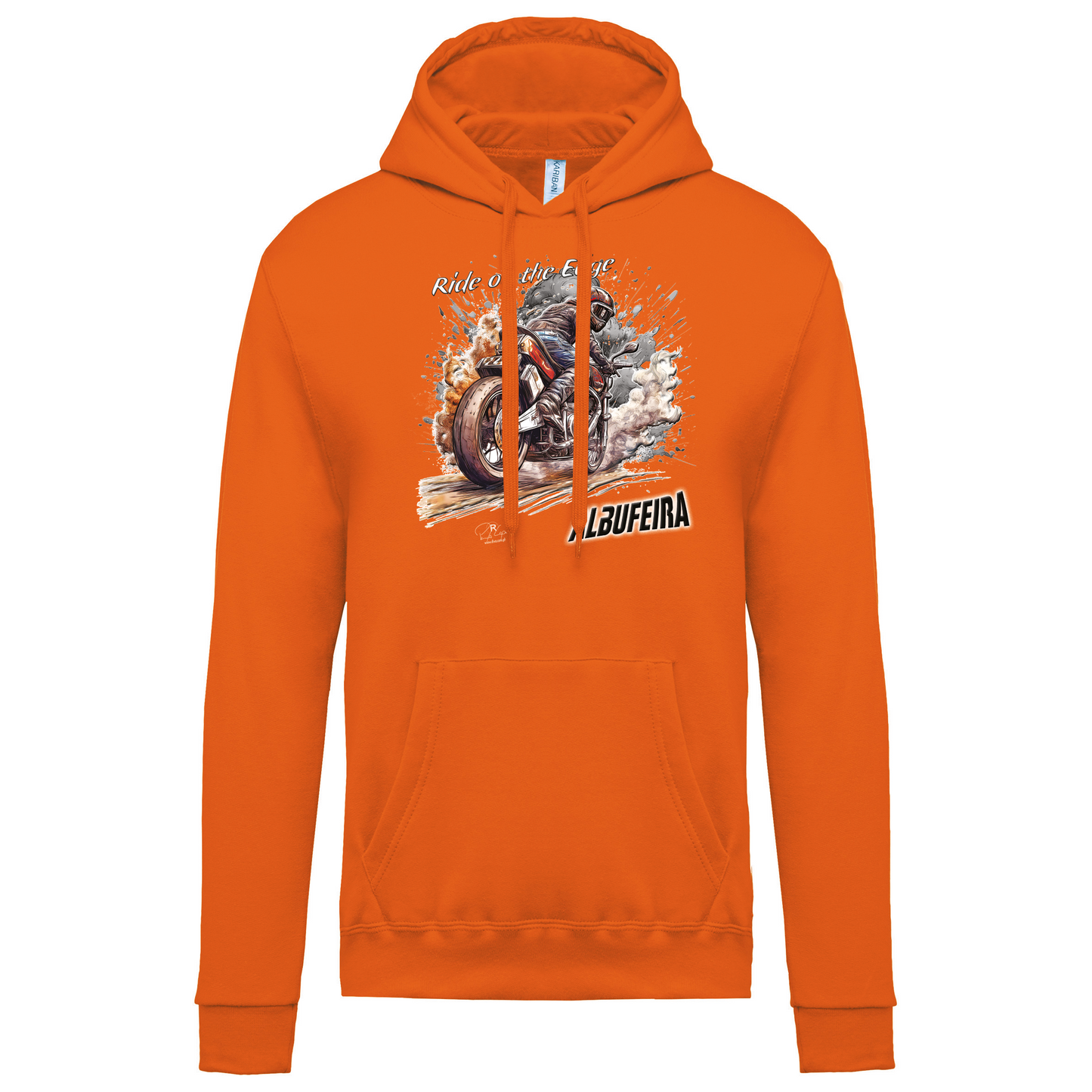 Sweatshirt Kariban com Capuz Ride on the Edge Albufeira