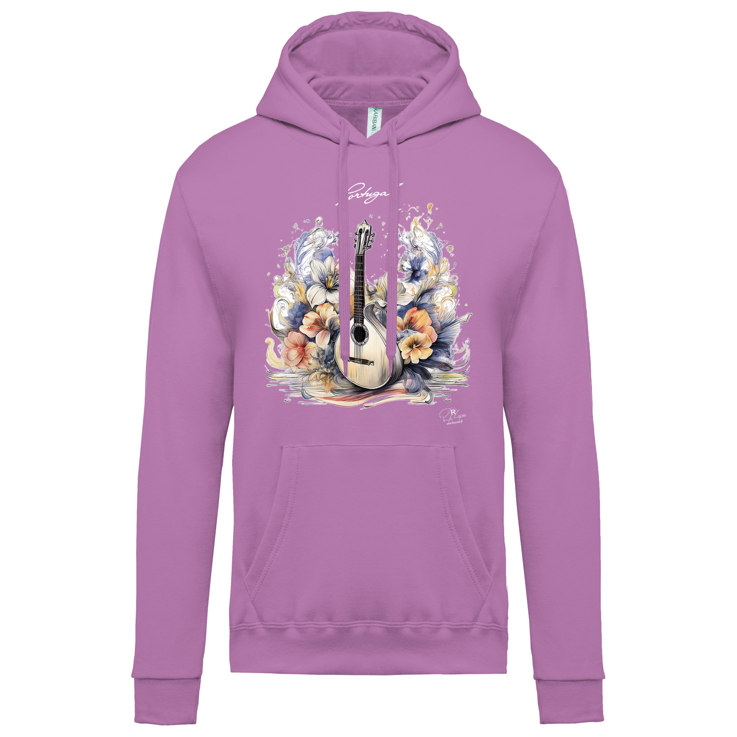 Sweatshirt Kariban com Capuz Guitarra Portuguesa