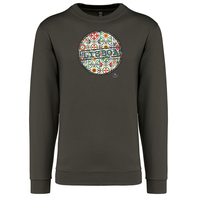 Sweatshirt Kariban sem Capuz Pin Lisboa