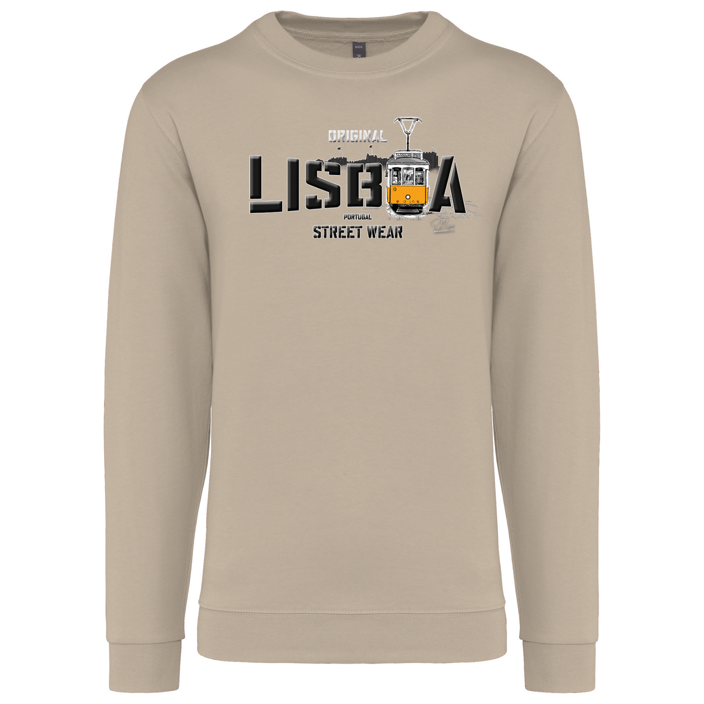 Sweatshirt Kariban sem Capuz Original Lisboa