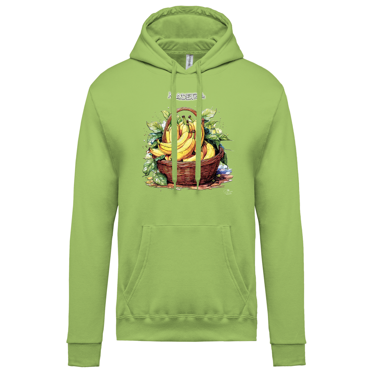 Sweatshirt Kariban com Capuz Cesto Bananas