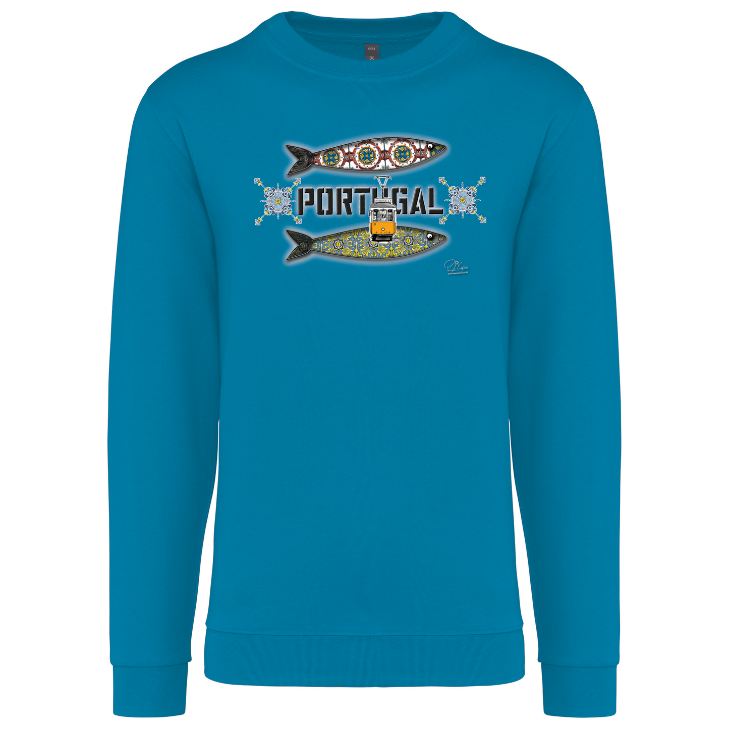 Sweatshirt Kariban sem Capuz Duas Sardinhas Coimbra