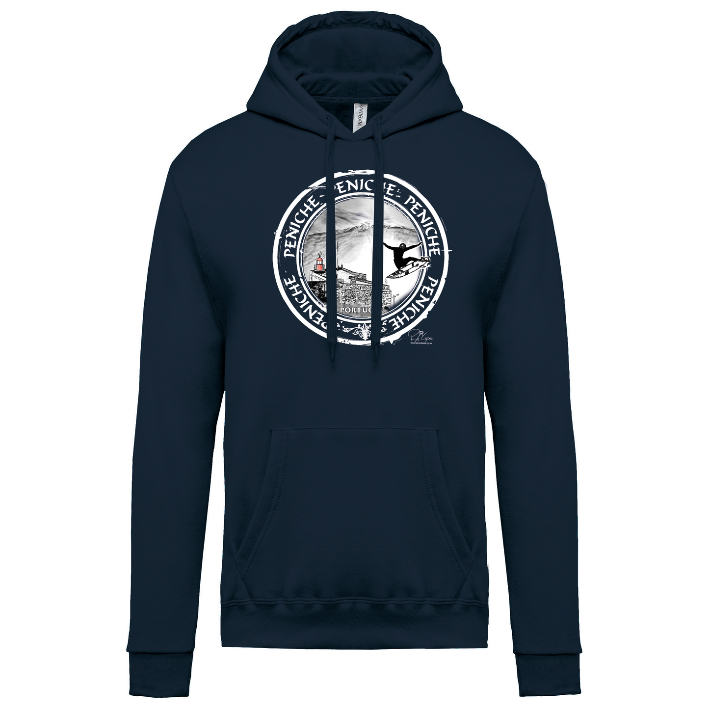Sweatshirt Kariban com Capuz Selo Peniche