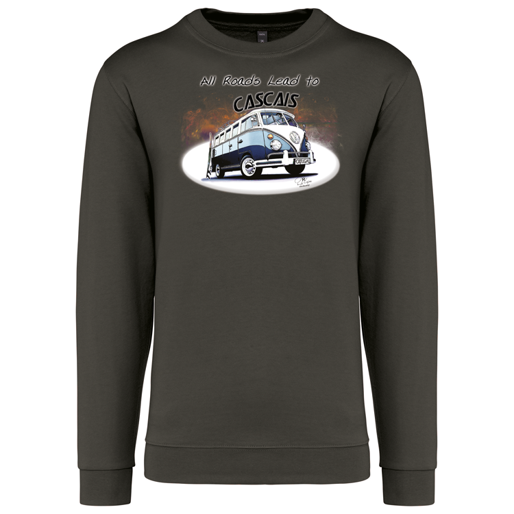 Sweatshirt Kariban sem Capuz All Roads Lead to Cascais