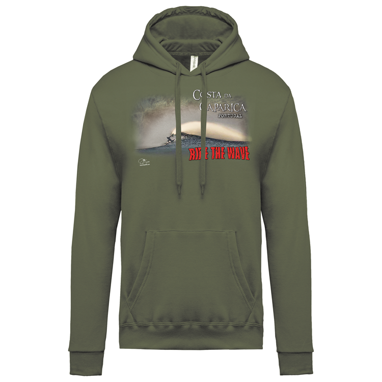 Sweatshirt Kariban com Capuz Ride the Wave Caparica