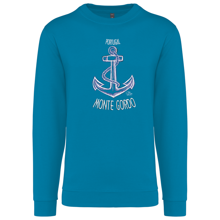 Sweatshirt Kariban sem Capuz Âncora Monte Gordo