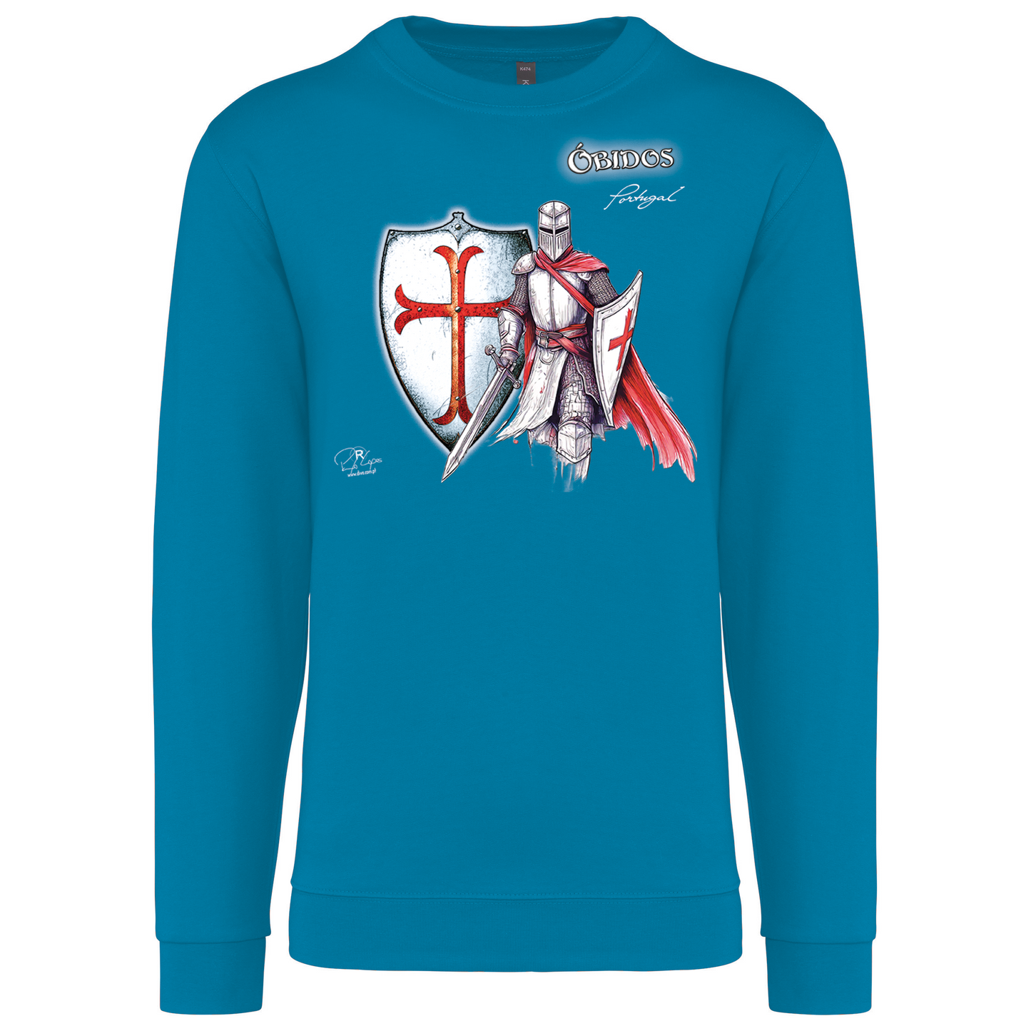 Sweatshirt Kariban sem Capuz Templário Óbidos