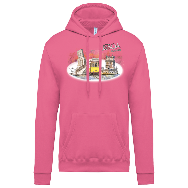Sweatshirt Kariban com Capuz Monumentos Belém