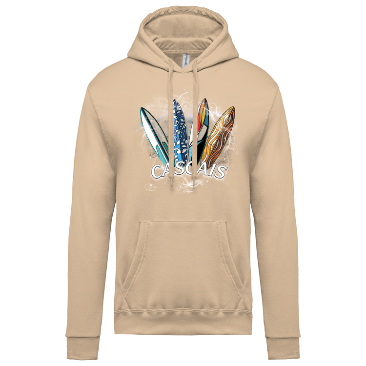 Sweatshirt Kariban com Capuz Surfboards Cascais