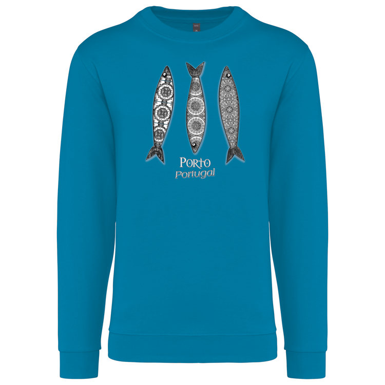 Sweatshirt Kariban sem Capuz 3 Sardinhas Porto