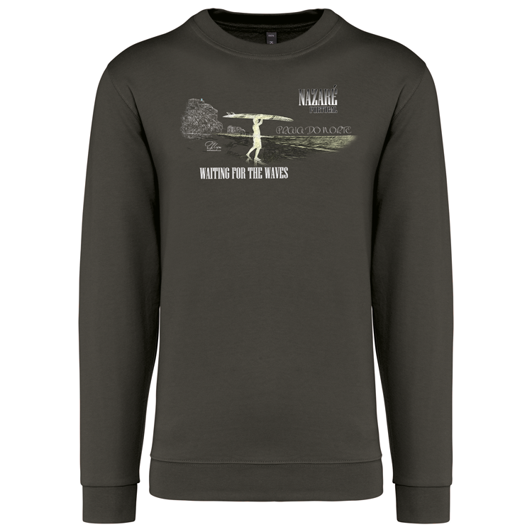 Sweatshirt Kariban sem Capuz Praia do Norte