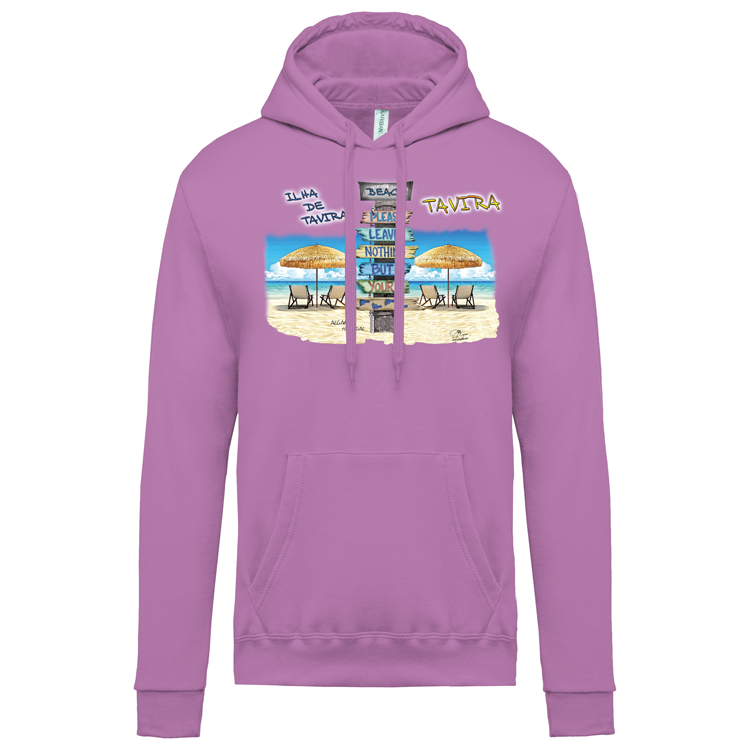 Sweatshirt Kariban com Capuz Pegadas Tavira