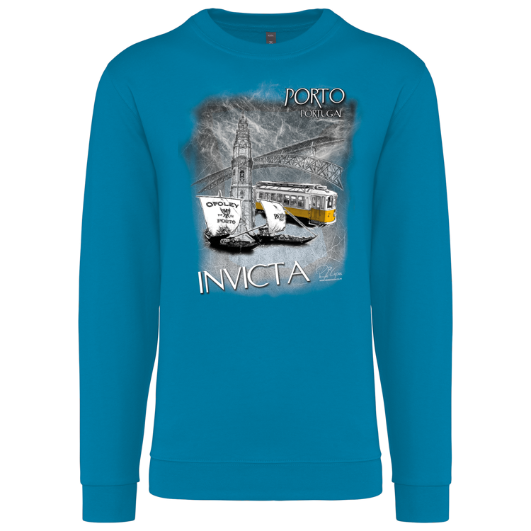 Sweatshirt Kariban sem Capuz Invicta