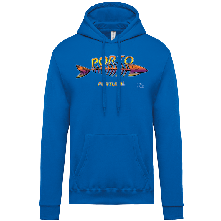 Sweatshirt Kariban com Capuz Espinha Porto