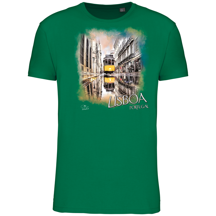 T-Shirt Algodão Biológico Espelho Lisboa