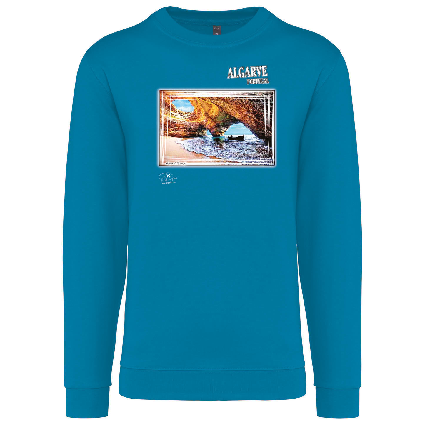 Sweatshirt Kariban sem Capuz Algar de Benagil