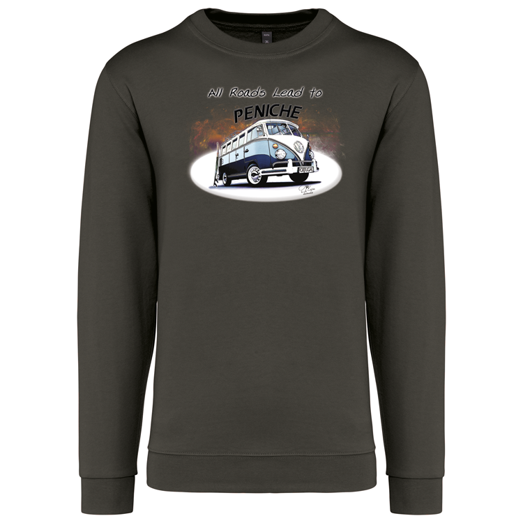 Sweatshirt Kariban sem Capuz All Roads Lead to Peniche