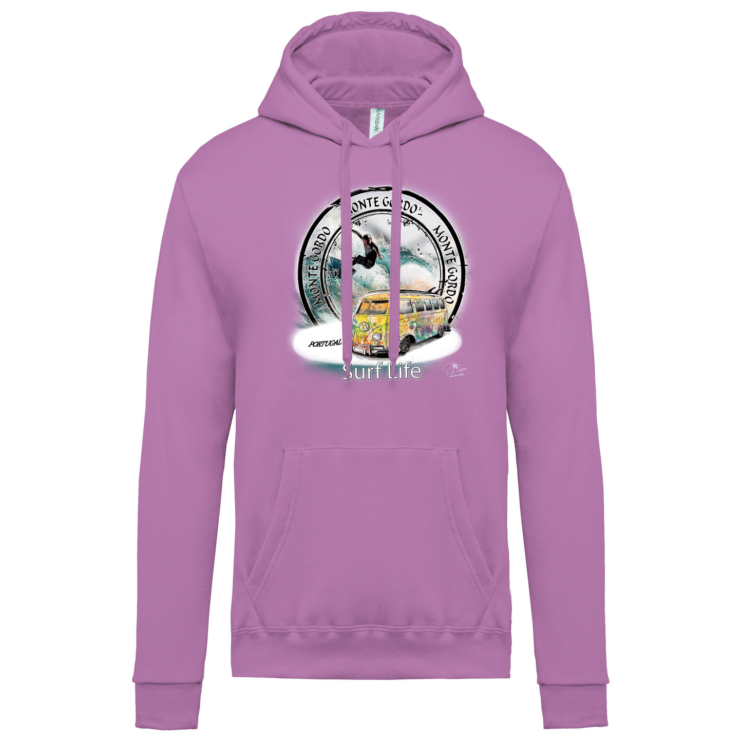 Sweatshirt Kariban com Capuz Surf Life Monte Gordo