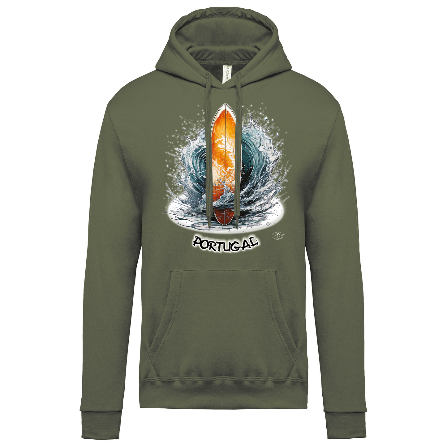 Sweatshirt Kariban com Capuz Prancha Portugal