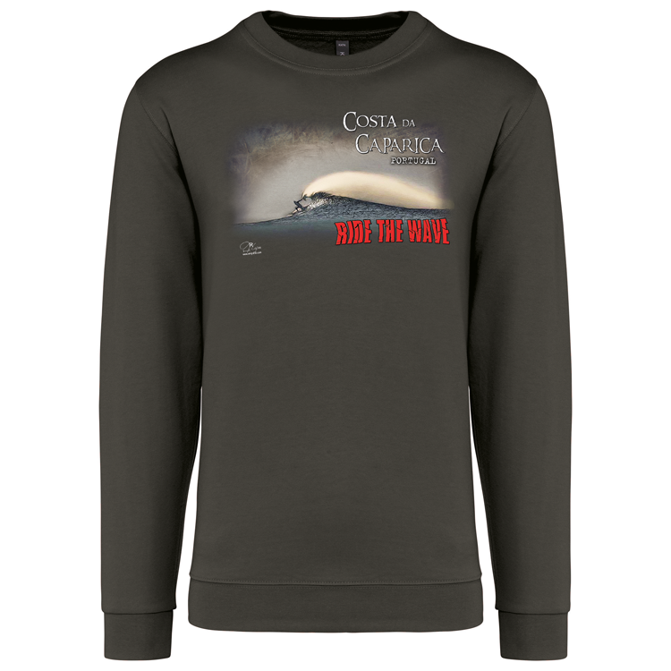 Sweatshirt Kariban sem Capuz Ride the Wave Costa da Caparica