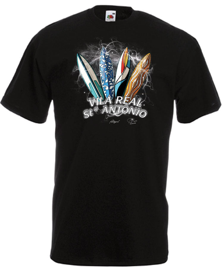 T-shirt Surfboards Vila Real Stº António