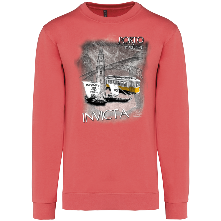 Sweatshirt Kariban sem Capuz Invicta