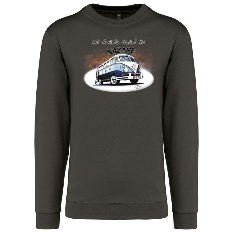 Sweatshirt Kariban sem Capuz All Roads Lead to Nazaré