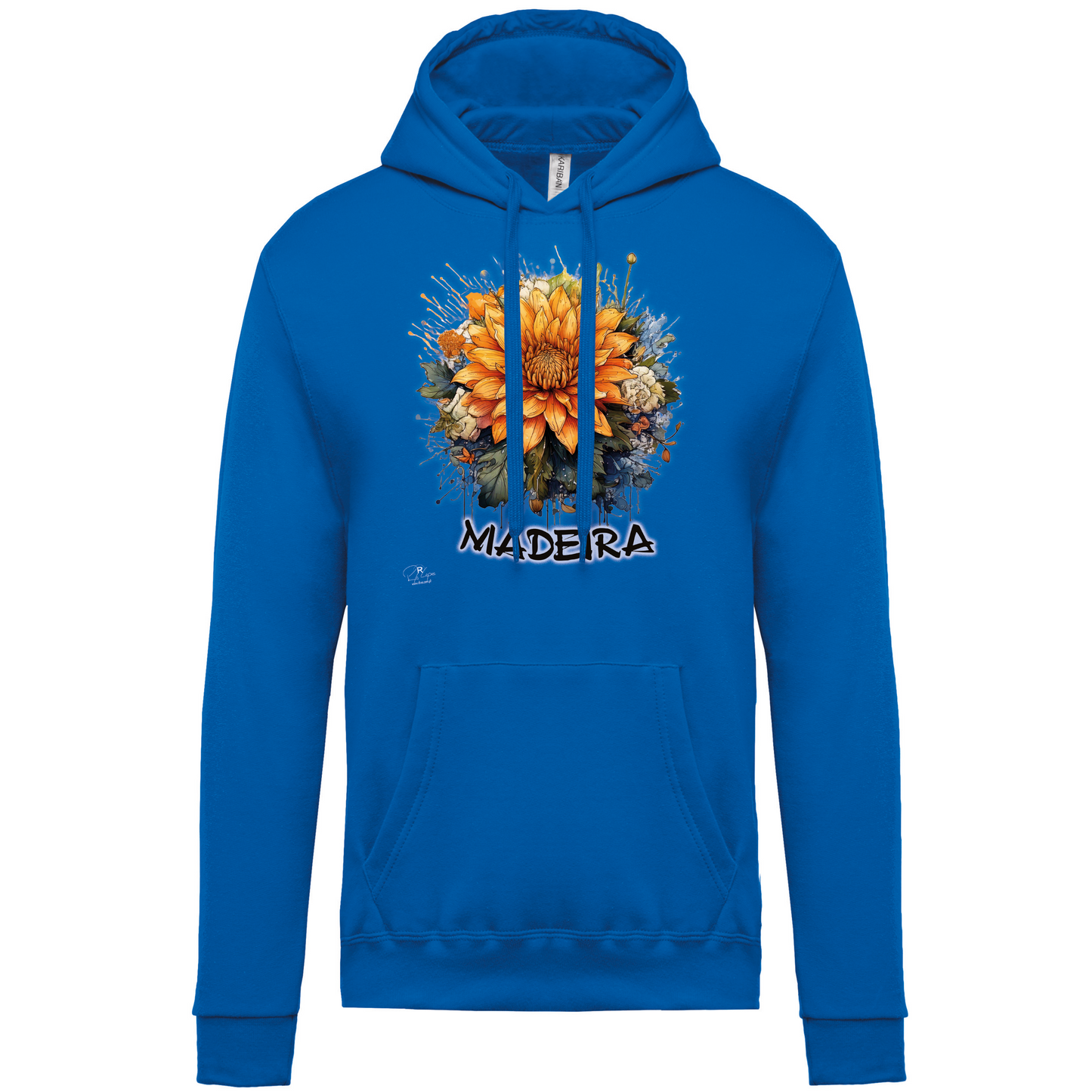 Sweatshirt Kariban com Capuz Arranjo Floral 1