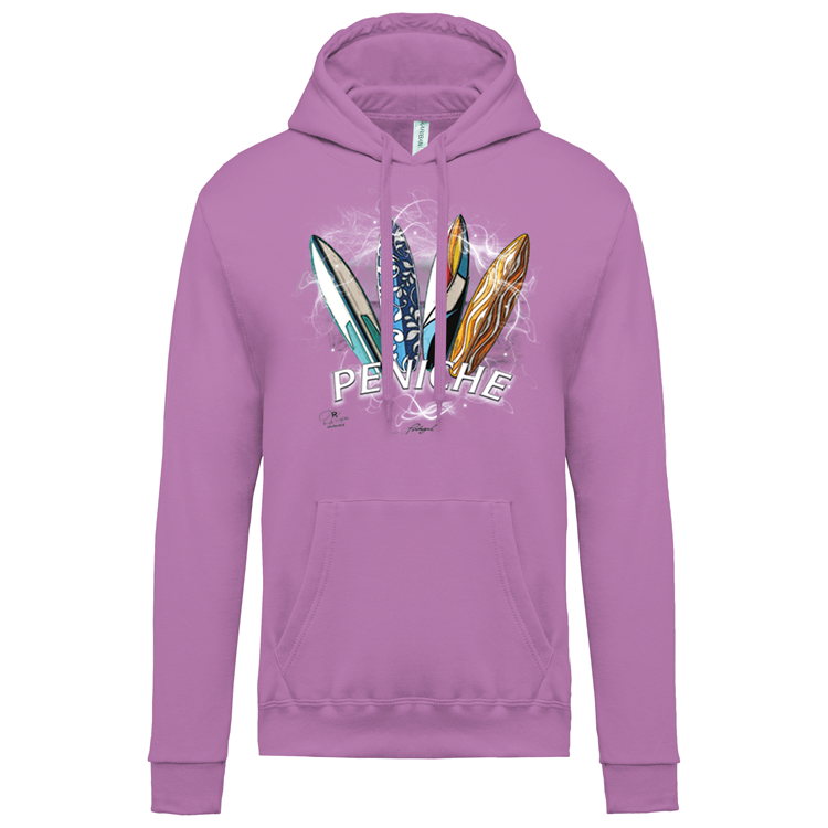 Sweatshirt Kariban com Capuz Surfboards Peniche