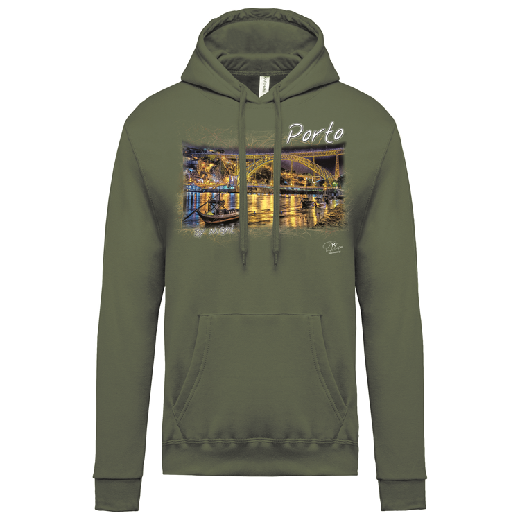 Sweatshirt Kariban com Capuz Porto by Night