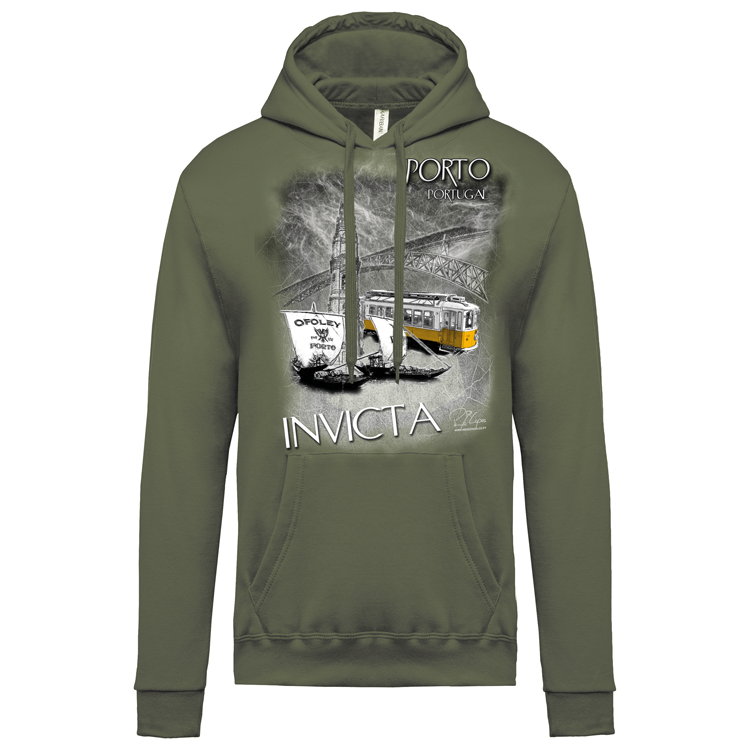 Sweatshirt Kariban com Capuz Invicta