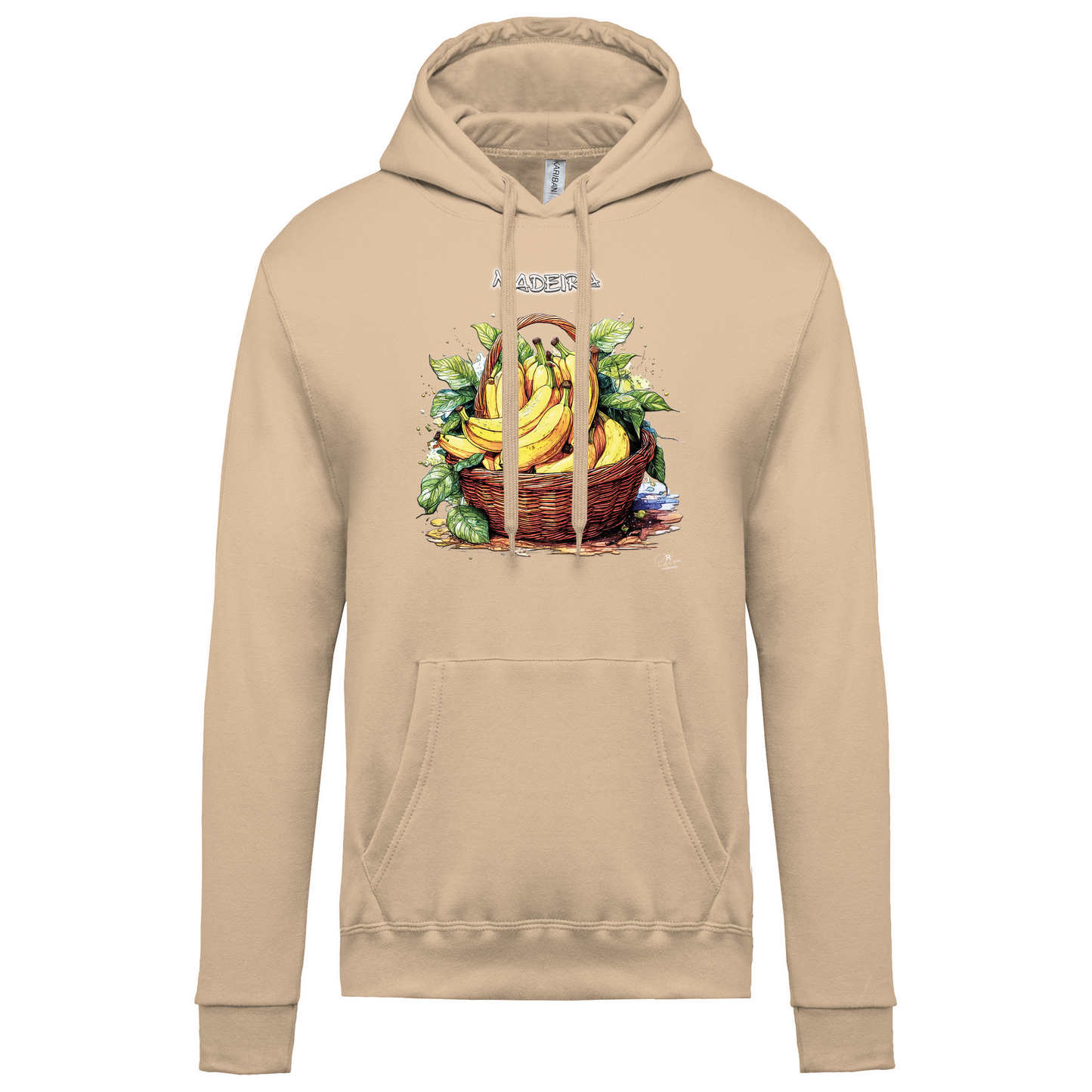 Sweatshirt Kariban com Capuz Cesto Bananas