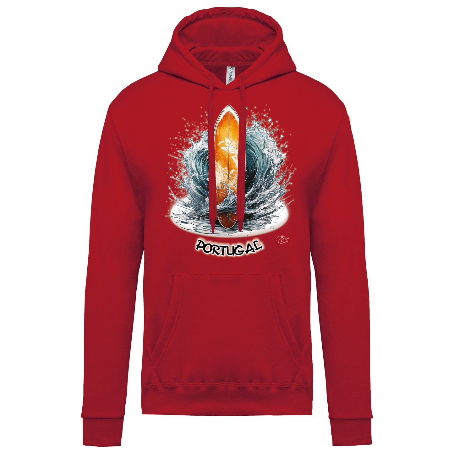 Sweatshirt Kariban com Capuz Prancha Portugal