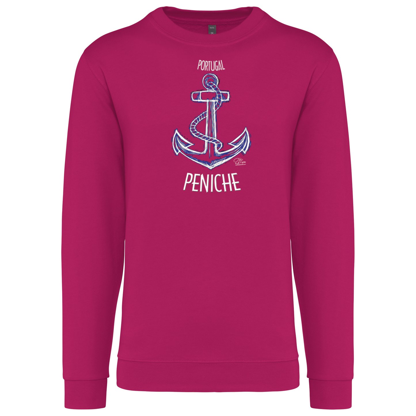 Sweatshirt Kariban sem Capuz Âncora Peniche