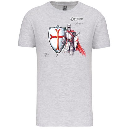 T-Shirt Algodão Biológico Templário Óbidos