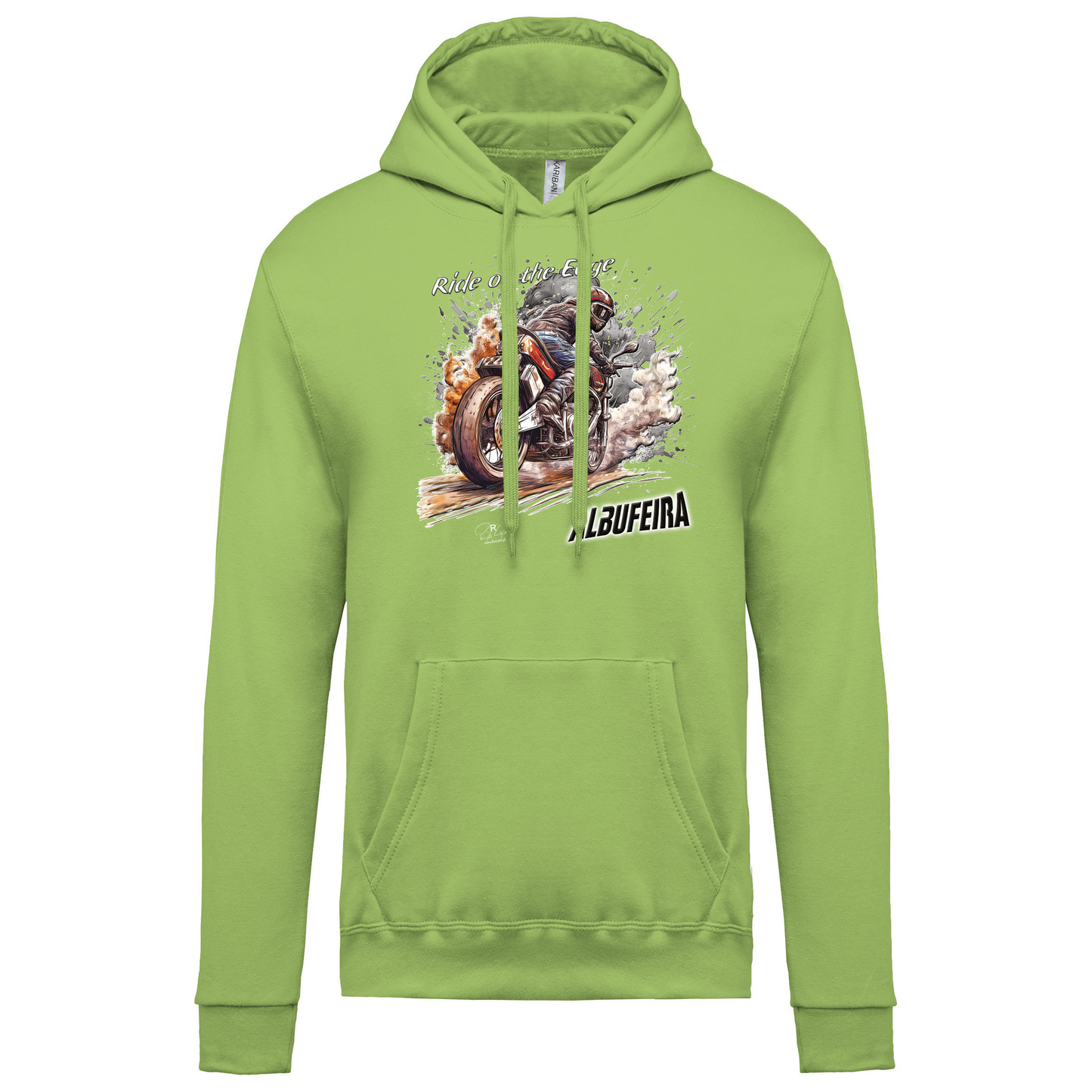 Sweatshirt Kariban com Capuz Ride on the Edge Albufeira